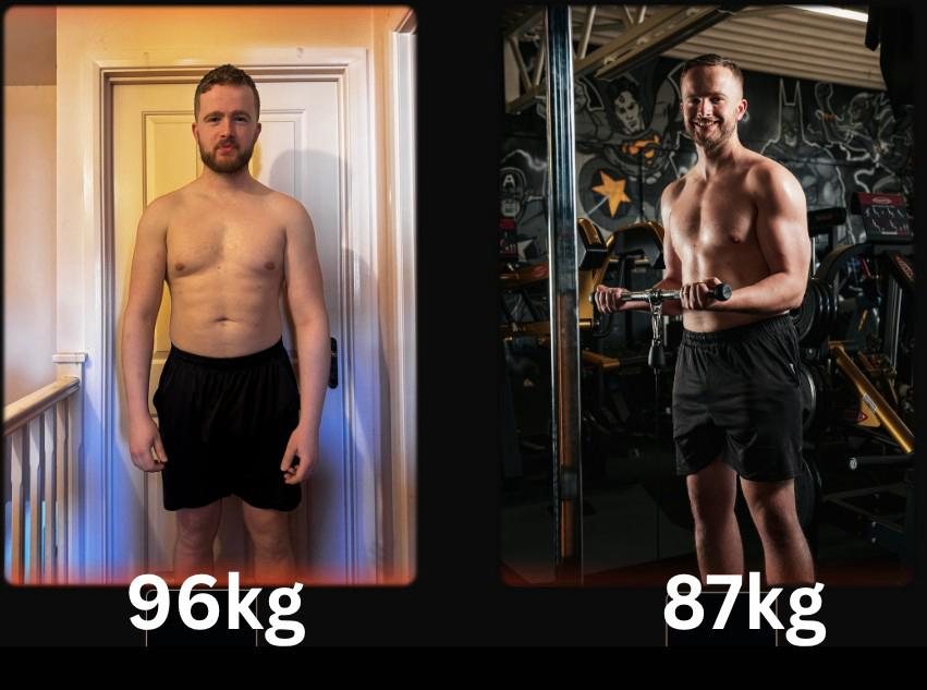 Lewis transformation, 96kg to 87kg